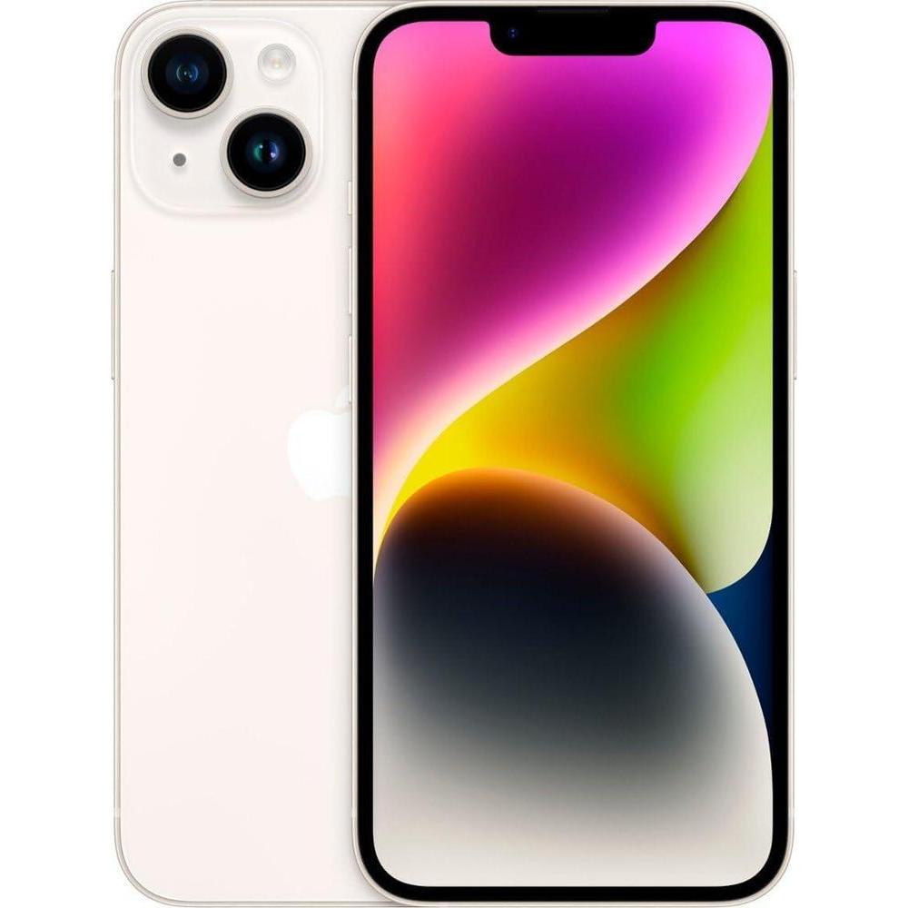 Apple iPhone 14 128GB Space Black Libre De Fábrica (Reacondicionado)