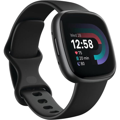 Smartwatch Fitbit Versa 4, Negro/Grafito, GPS Y Monitor De Frecuencia Cardíaca, Talla Única