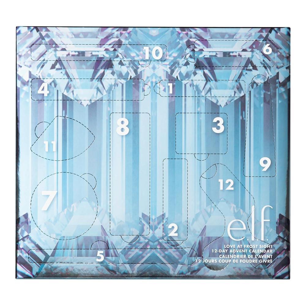 e.l.f. Love at Frost Sight Calendario de Adviento de 12 días 2025 con productos de maquillaje y cuidado de la piel veganos