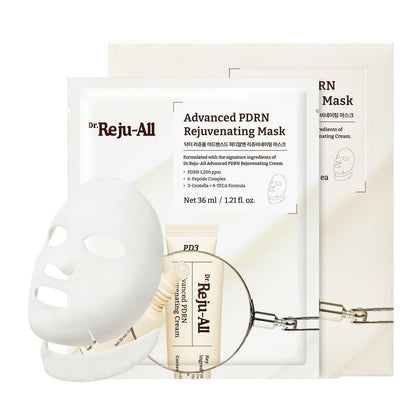 Mascarilla Rejuvenecedora Dr.Reju-All Con PDRN Colágeno Y Péptidos Para Cara Y Cuello 36ml