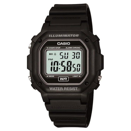 Reloj digital Casio F108WH para hombres, resistente al agua, alarma diaria, cronómetro LED, precisión 30 segundos al mes