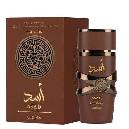 Lattafa Asad Bourbon Eau de Parfum 100 ml(Open Box)