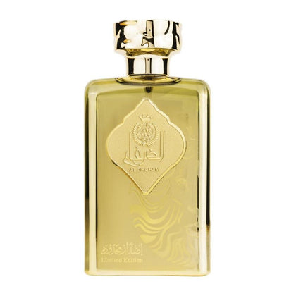 Ard al Zaafaran Al Dirgham Edición Limitada Eau de Parfum en Spray Unisex. Fragancia de Lujo con Esencia de Madera