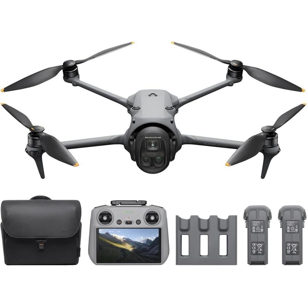 DJI Mavic 4 Pro Combo Fly More con DJI RC 2, triple cámara Hasselblad de 100MP, transmisión 30km, vuelo máximo 51 minutos