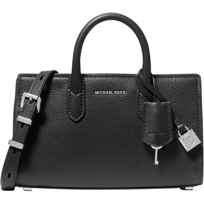 Michael Kors Bolso bandolera Scarlett extra pequeño, cuero flexible, cierre magnético, color brillante y elegante