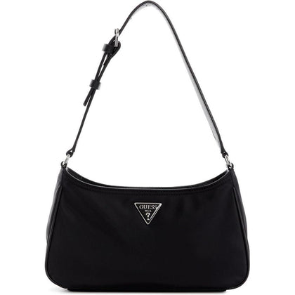 Bolso de Hombro GUESS Little Bay para Mujer, Nailon, Cremallera, Herrajes Dorados