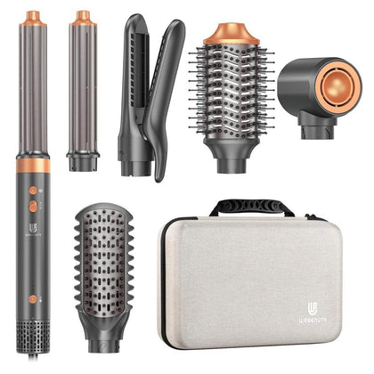 Cepillo Secador Air Styler 7 En 1, Doble Voltaje Con Alisador, Rizador, Voluminizador