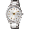 Reloj Casio para hombre MTP-1302D-7A2VDF, analógico con caja y correa de acero inoxidable, resistente al agua
