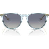 Gafas de sol redondas Ray-Ban Erika, protección UV, con estuche y paño de limpieza, diseño moderno