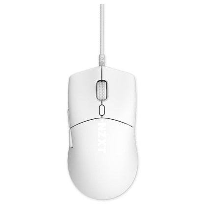 NZXT Lift 2 Symm - Mouse ergonómico ligero para juegos por cable con alta tasa de sondeo, interruptores y sensor óptico