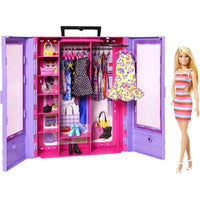 Barbie Fashionistas Ultimate Closet Con Muñeca Ropa Accesorios Y Perchas Ideal Para Regalo A Partir De 3 Años