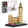 Juego de bloques NeoLeo Real Big Ben con más de 3900 piezas, arquitectónico de fama mundial para niños y adultos