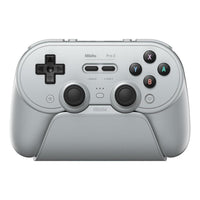 8BitDo Pro 3 Bluetooth Controller compatible con Switch, Windows, Apple y Android, con base de carga y botones intercambiables