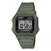 Reloj Casio Digital con Alarma, Cronógrafo, Retroiluminación LED y Resistencia al Agua para Hombre en Color Verde