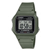 Reloj Casio Digital con Alarma, Cronógrafo, Retroiluminación LED y Resistencia al Agua para Hombre en Color Verde