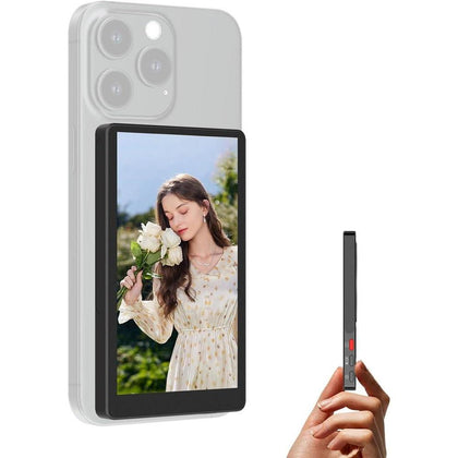 Monitor Selfie Vlog Inalámbrico para iPhone y Android, Compatible con Duplicación de Pantalla Vlogging