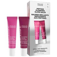 Peptide Plumping Gloss Balm Dúo Set de Regalo para Labios Hidratados y Más Llenos