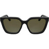 Gafas de sol cuadradas Calvin Klein para mujer, elegantes y sostenibles con marco de acetato renovado y diseño RXable