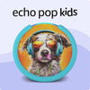 Amazon Echo Pop Kids último modelo, diseñado para niños con control parental, incluye 6 meses de Amazon Kids+