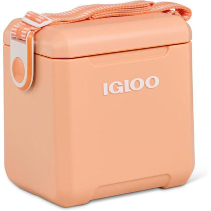 Enfriador estilo picnic Igloo con etiqueta, aislado, capacidad de 11 cuartos, correa ajustable, portátil y resistente a fugas