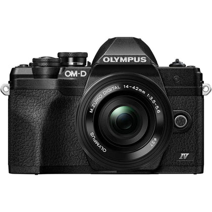 Cámara Olympus OM-D E-M10 Mark IV del sistema Micro Cuatro Tercios con lente M.Zuiko Digital ED y video 4K