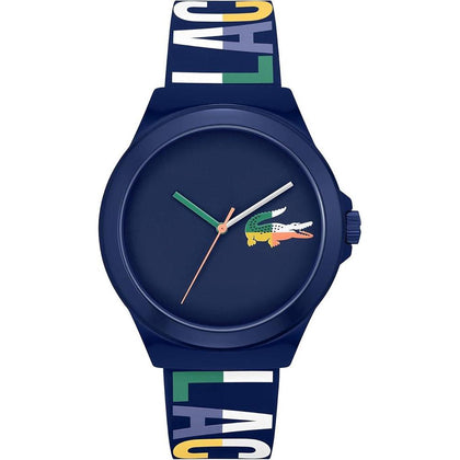 Lacoste Neocroc Reloj de Pulsera para Hombre, Diseño Multicolor con Movimiento de Cuarzo