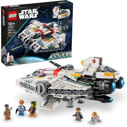 LEGO Star Wars Ahsoka Ghost and Phantom II, juguete de construcción para niños con 5 minifiguras, regalo para mayores de 10 años