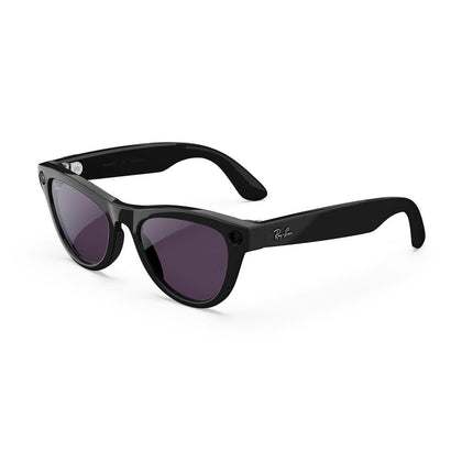 Ray-Ban Meta Gen 2 Skyler, gafas inteligentes AI estilo negro brillante con cámara 12 MP y lentes Transitions amatista