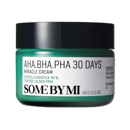 Some By Mi Aha Bha Pha Miracle Cream Hidratante Exfoliante Y Calmante Facial 60ml