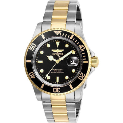 Invicta Reloj de cuarzo Pro Diver para hombre, correa inoxidable, ideal para buceo, resistente al agua 200 m, elegante y funcional