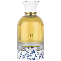 Lattafa Petra - Eau de Parfum afrutado, gourmand y floral con almizcle de larga duración unisex