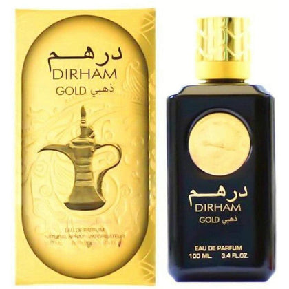 Ard Al Zaafaran Dirham Gold Eau De Parfum Espray Unisex, Fragancia Floral y Amaderada