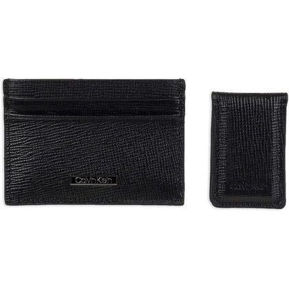 Cartera Calvin Klein para hombre con diseño minimalista bifold y fundas para tarjetas con bloqueo RFID