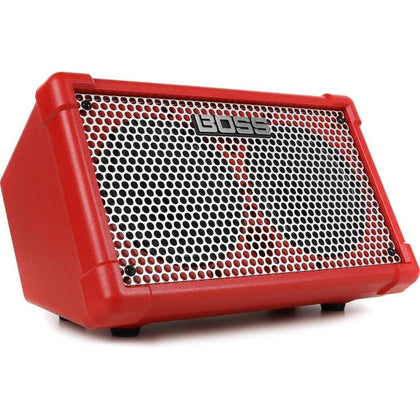 Boss CUBE Street 2x6.5 pulgadas 10 vatios combo amplificador a batería - Rojo