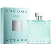 Azzaro Chrome Azure Eau de Toilette fresca y acuática para hombre, ideal para el verano, fragancia amaderada y terrosa