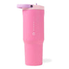 Botella de Acero Inoxidable con Popote, Aislada, a Prueba de Fugas y Diseño Ergonómico, Reutilizable y Duradera