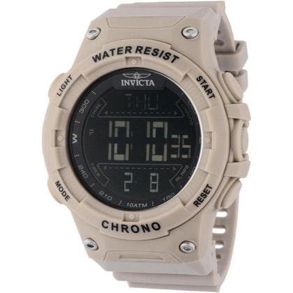 Invicta Reloj Racing para Hombre con Movimiento Digital, Resistente al Agua y Correa de Poliuretano con Hebilla