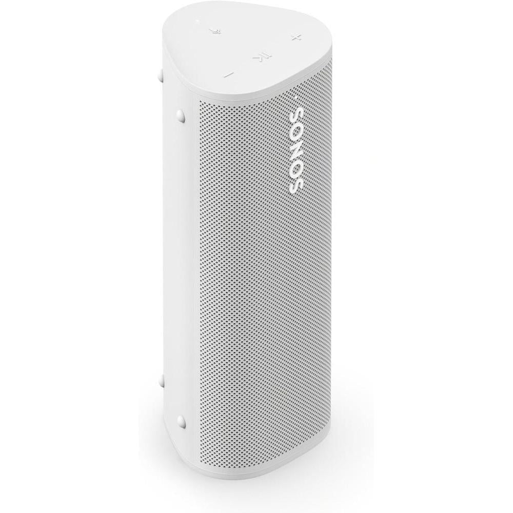Sonos Roam 2 en color blanco, altavoz Bluetooth portátil e impermeable, integra control de voz con Alexa y conectividad Bluetooth y Wi-Fi