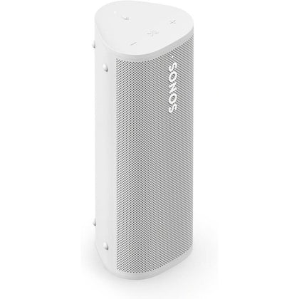 Sonos Roam 2 en color blanco, altavoz Bluetooth portátil e impermeable, integra control de voz con Alexa y conectividad Bluetooth y Wi-Fi