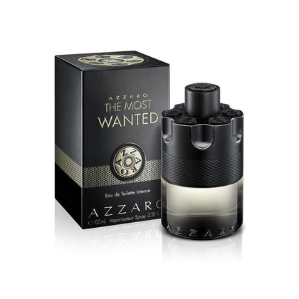 Azzaro The Most Wanted Eau de Toilette Intense, colonia aromática y amaderada para hombre con fragancia fresca y sensual duradera