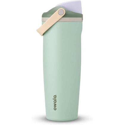 Botella deportiva Owala FreeSip Sway de acero inoxidable con boquilla 2 en 1, tapa a prueba de fugas y aislamiento de triple capa
