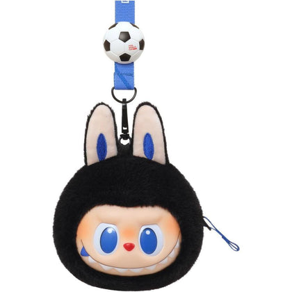 POP MART THE MONSTERS × FIFA SERIES - Cordón de felpa de vinilo con adorable cabeza de Labubu, colgante FIFA World Cup 2026