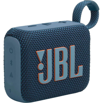 Altavoz Bluetooth portátil JBL Go 4, impermeable, sonido potente y batería de 7 horas, en parte con materiales reciclados, azul