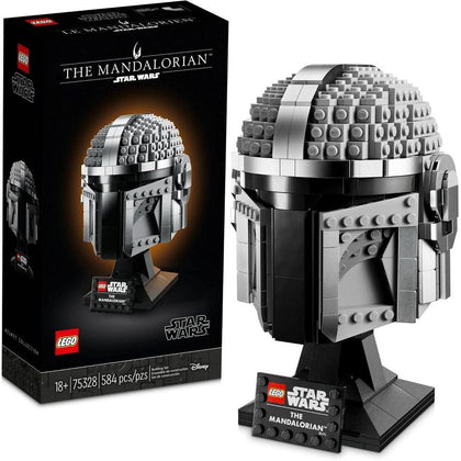 LEGO Star Wars Mandalorian casco 75328, kit de modelo para adultos, idea de regalo coleccionable