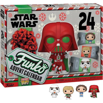 Funko Calendario de Adviento: Star Wars - Festividad, multicolor, figuras de hasta 5.3 cm, talla única