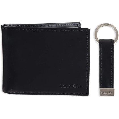 Sets de Billetera y Tarjetero Minimalista de Calvin Klein para Hombre con Tecnología RFID