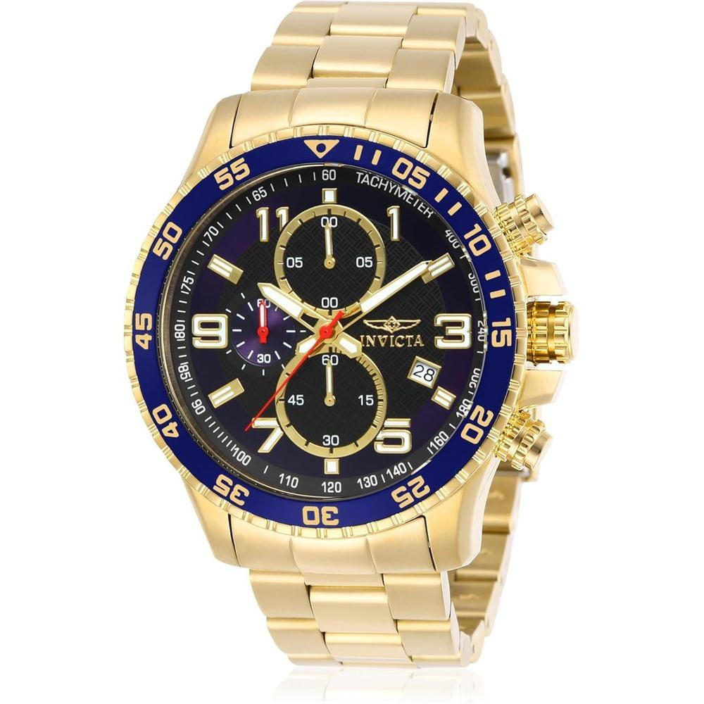 Reloj Invicta Specialty para hombres, cronógrafo, acero inoxidable con dial texturizado, estilo moderno y elegante