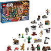 LEGO Star Wars Calendario de Adviento 2025 para niños: juego de cuenta regresiva de vacaciones con 24 sorpresas, inc. minifiguras