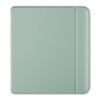 Funda Kobo Libra Colour SleepCover verde jardín, tecnología de sueño y despertador. Soporte 2 vías y cuero vegano