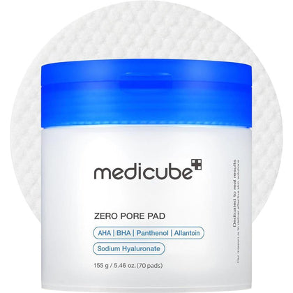 Almohadillas Toner Zero Pore Pad 2.0 Exfoliación Cuidado Poros Láctico 4.5% BHA 0.45% 70 Almohadillas